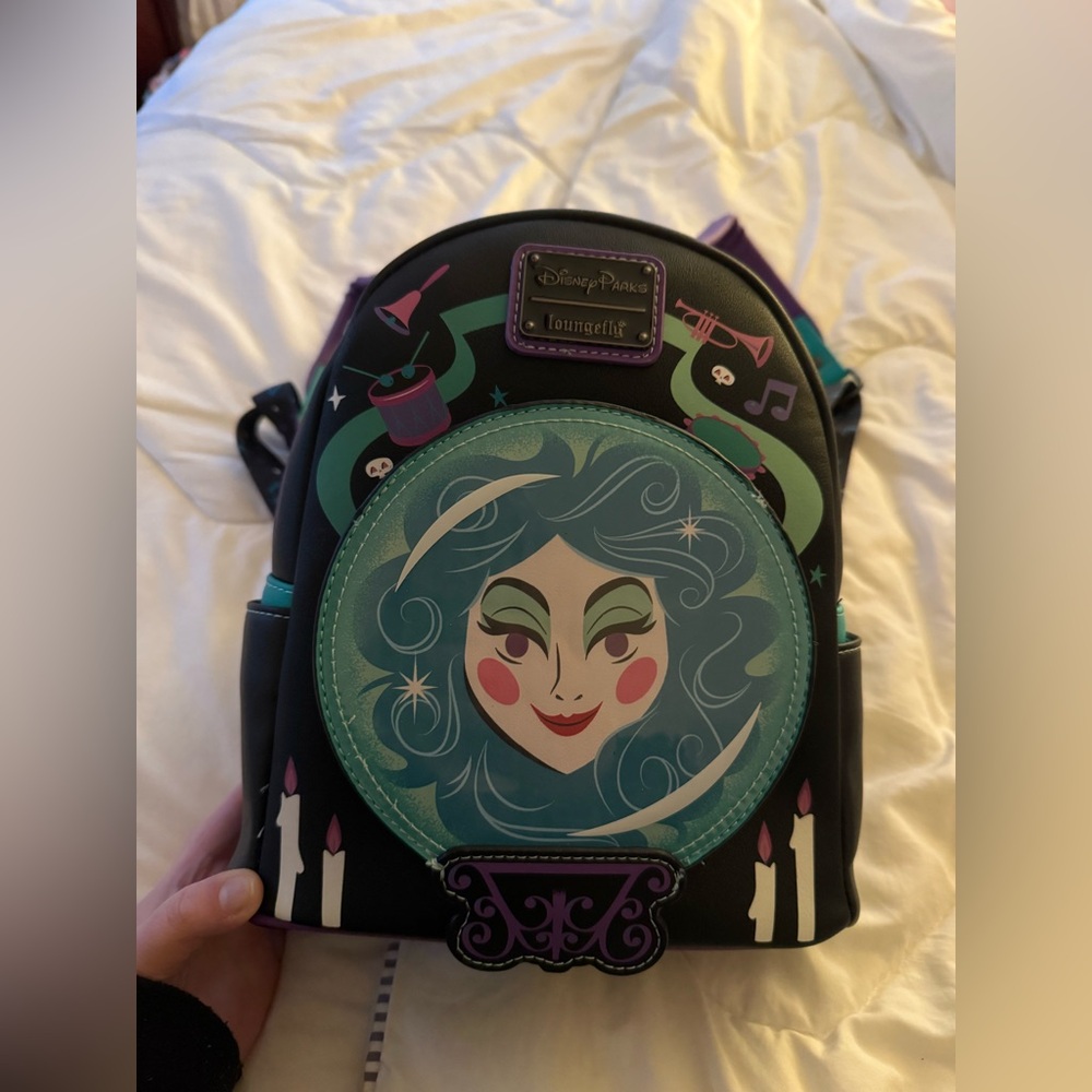 Disney Parks Loungefly Haunted Mansion Madame Leota backpack
